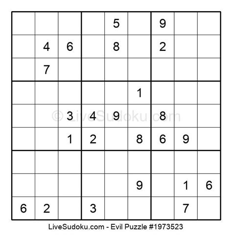 evil sudoku